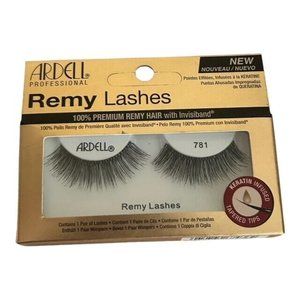 ARDELL Professional Remy Lashes invisiband Keratin infused Tapered #781 Black